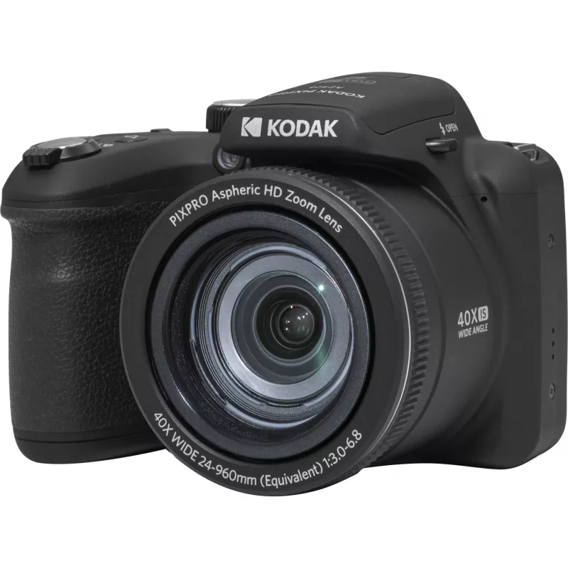 „Astro Zoom AZ405“, 20,68 MP, 5184 x 3888 pikselių, BSI CMOS, 40x, „Full HD“, juoda