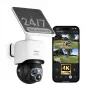 Safemo ST1 SolarCam 4K UHD vaizdo įrašas, 8x priartinimas, 132° matymo laukas, naktinis matymas, Wi-Fi 2,4 GHz, 3W saulės baterija, balta