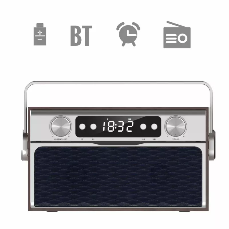 Nešiojamasis radijas MANTA RDI917PRO su Bluetooth ir USB atkūrimu