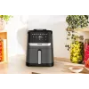 “Tefal Easy Fry Silence EY551HE0” gruzdintuvė, atskira, 5 l, karšto oro gruzdintuvė, juoda, pilka, nerūdijantis plienas