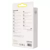 Baseus Crystal Shine laidas USB į Lightning, 2,4 A, 1,2 m (juodas)