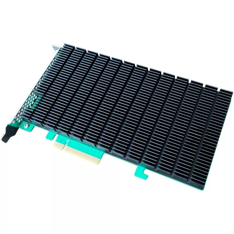 HighPoint magistralės adapteris Rocket 1204 PCI-Ex8v3 - 4x M.2 NVMe - NVMe - PCI-Express