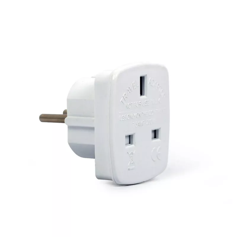 Gembird Cablexpert a-AC-UKEU-001 - Maitinimo adapteris - Maitinimo adapteris (S) prie Maitinimo adapterio (W) - Baltas - Jungtinė Karalystė, Europa (a-AC-UKEU-001)
