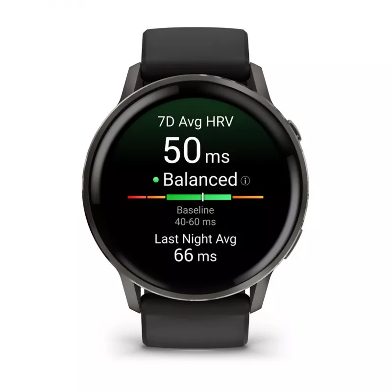 Išmanusis laikrodis GARMIN Venu 4 1,4 colio AMOLED GPS juodas, 45 mm korpusas, 8 GB, 12 dienų baterija, 5 ATM