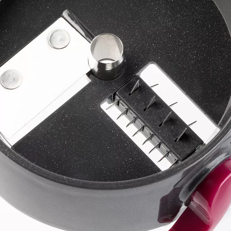 Rankinis maisto smulkintuvas JATA HMAQ4508 Juoda Rožinė Nerūdijančio plieno peilis