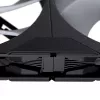 120mm PHANTEKS M25 Gen2 PWM D-RGB korpuso ventiliatorius, juodas, 3 kontaktų