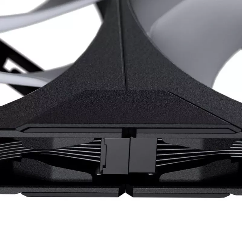 120mm PHANTEKS M25 Gen2 PWM D-RGB korpuso ventiliatorius, juodas, 3 kontaktų