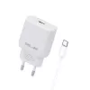 25 W USB-C įkroviklis + USB-C laidas, baltas