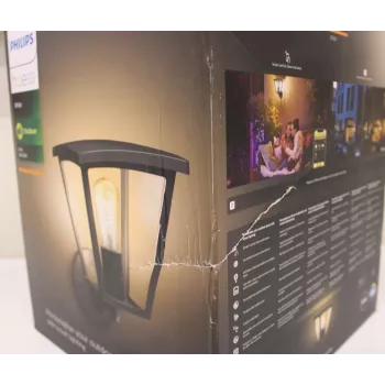 Lauko sieninis šviestuvas „Philips Inara“ | E27 LED 7 W 550 lm šiltai balta IP44 CRI80