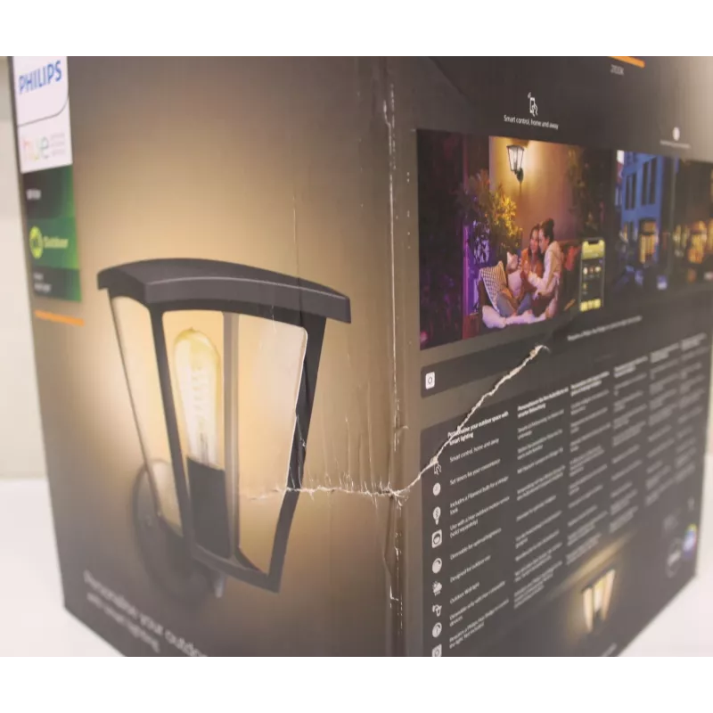 Lauko sieninis šviestuvas „Philips Inara“ | E27 LED 7 W 550 lm šiltai balta IP44 CRI80