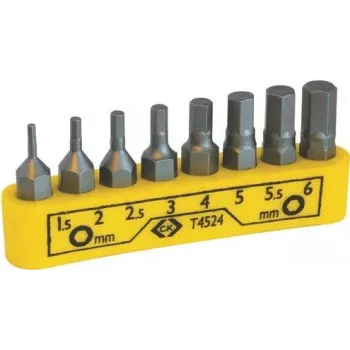 Atsuktuvų antgalių rinkinys C.K Tools T4524 8 vnt.