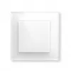 Išmanusis stiklinis mygtukas HomeMatic Homematic IP Stiklinis mygtukas, 230 V, 868 MHz, baltas, 54,5×54,5×29 mm