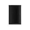 Lanberg ant sienos montuojama instaliacinė spinta 19'' 22U 600x600mm juoda (stiklinės durys)
