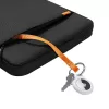 Nešiojamojo kompiuterio įmautė Tomtoc A13C2D1, skirta MacBook — juoda, lengva, patvarus apsauginis dėklas