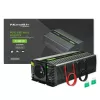Automobilinis keitiklis Qoltec Monolith 1200 W juodas 12 V