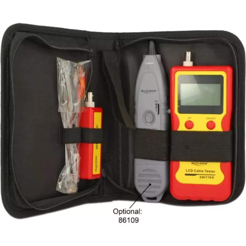 Delock LCD kabelių testeris - tinklo testeris (86108)