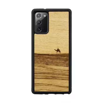 Apsauginis telefono dėklas Man and Wood Galaxy Note 20 — terra Juoda