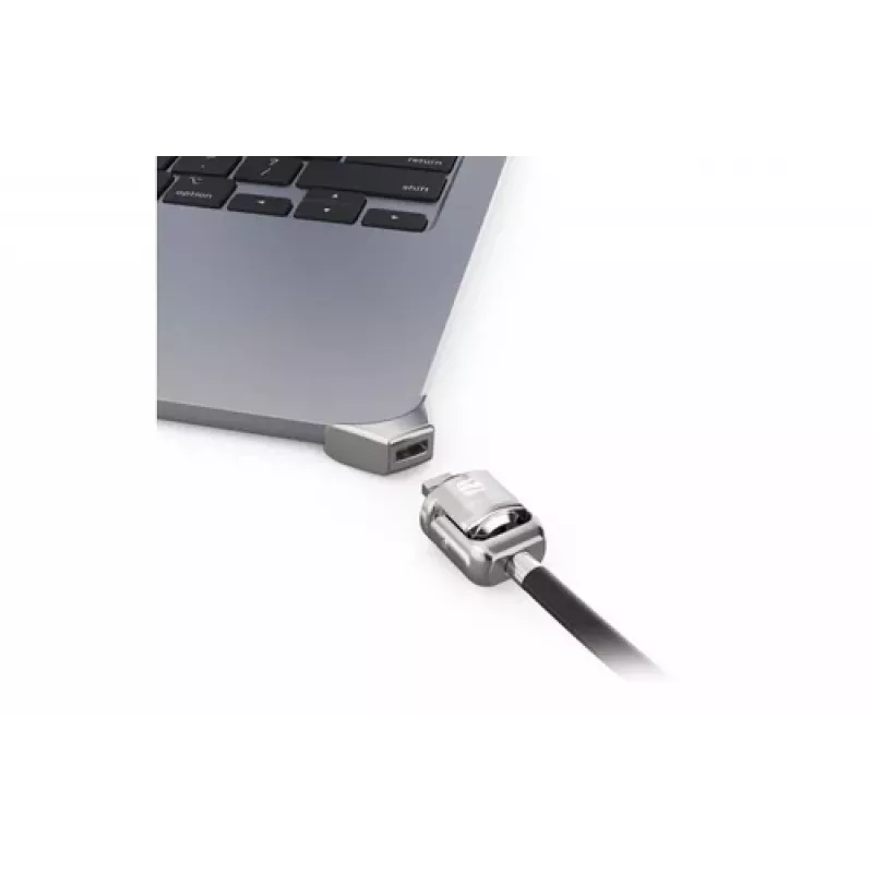 Compulocks Ledge, skirtas MacBook Air 13 colių M2 ir M3 sidabriniam nešiojamojo kompiuterio užraktui