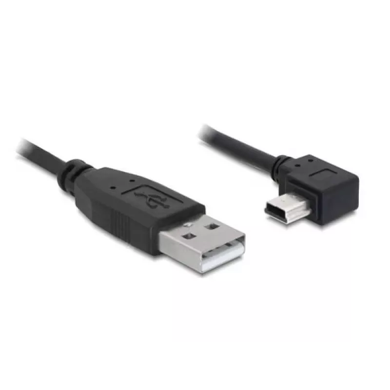 USB laidas DeLOCK 82684 USB 2.0 5 m USB A Mini-USB B Juoda