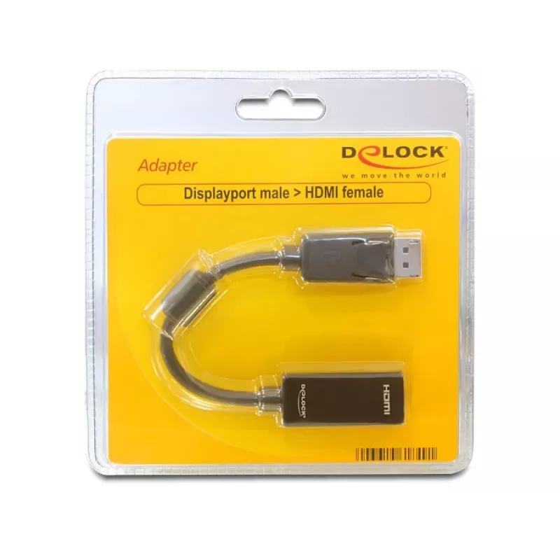 Vaizdo kabelio adapteris DeLOCK 61849 0,125 m DisplayPort į HDMI