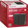 DEFENDER SPK-240 laidinės stalinės kolonėlės, 2.0, 6 W RMS, maitinamos USB, 3,5 mm, juodos
