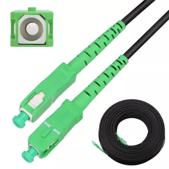 Extralink Patchcord SC/APC-SC/APC Round drop single mode Simplex G.657A2 120m