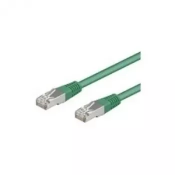 Wentronic Goobay CAT 5e komutacinis kabelis, F/UTP, žalias, 15 m - CCA vario mišinys (50870)