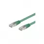 Wentronic Goobay CAT 5e komutacinis kabelis, F/UTP, žalias, 15 m - CCA vario mišinys (50870)
