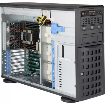 Supermicro SC745 BAC-R1K23B-SQ - Tower - 4U - Extended ATX - SATA/SAS - Hot-Swap 1200 W - Juoda - USB
