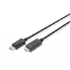 Adapter kabelis Displayport 1.2 with interlock 4K 60Hz UHD Typ DP/HDMI A M/M juodas 2 m