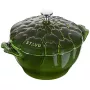 Staub apvalus ketaus artišoko puodas – 3 l, žalias
