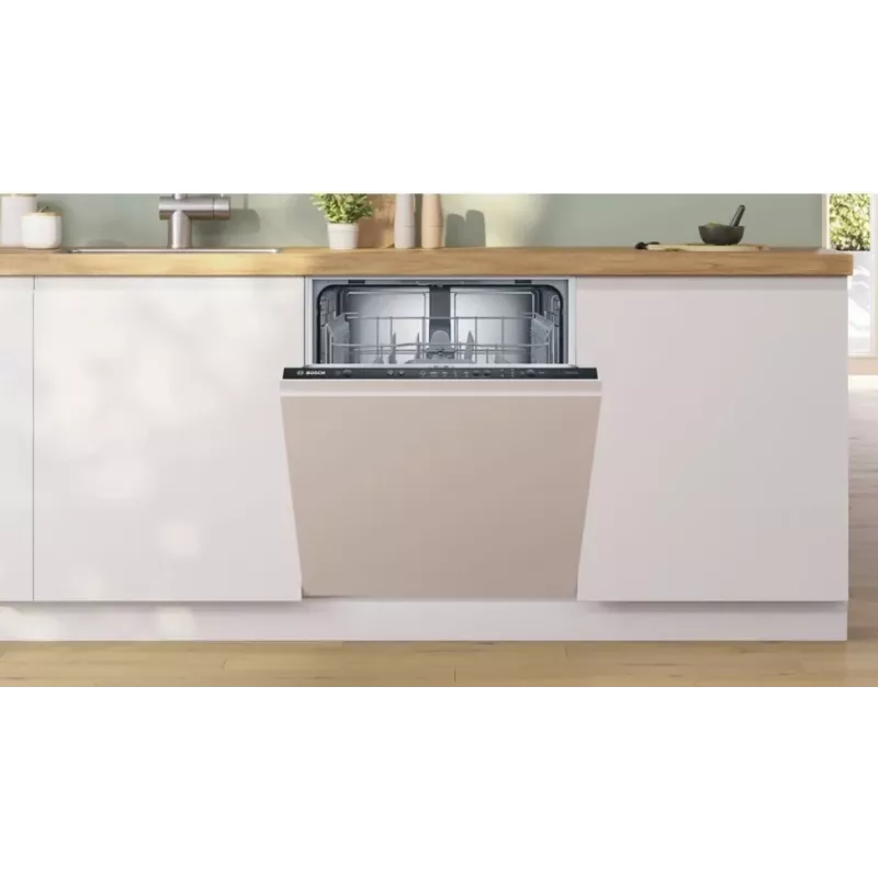 Visiškai įmontuojama indaplovė Bosch SMV25AX07F, 12-ties komplektų, 46 dB, 60 cm, viso dydžio