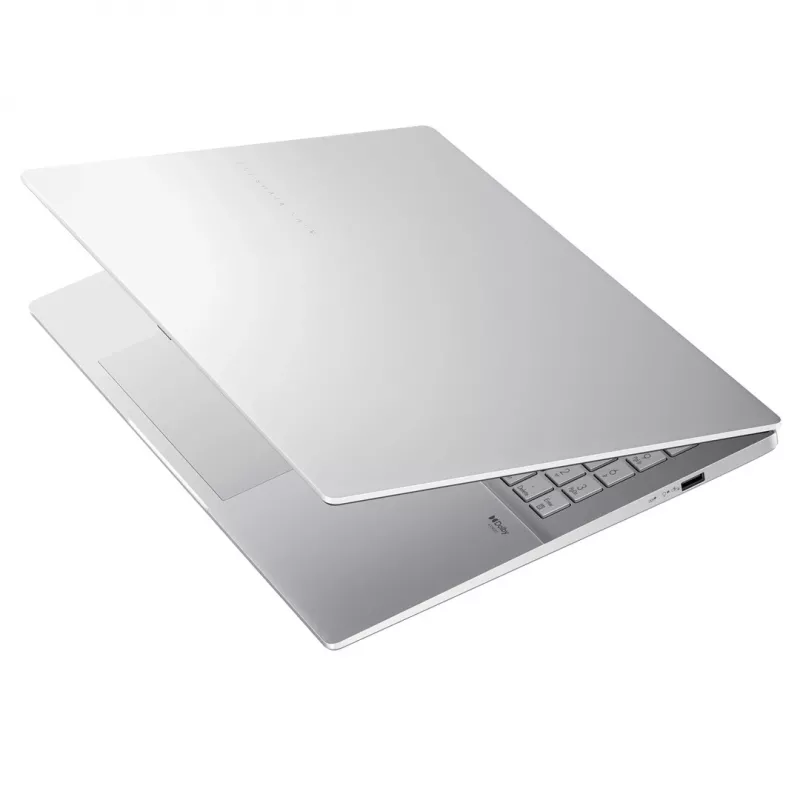 ASUS Vivobook S16 S3607VA-RP097W Core 5 210H 16.0WUXGA IPS lygio skydelis 144Hz 300nit AG 16GB DDR5 SSD512 Intel UHD Graphics WLAN+BT Cam1080p 70Whrs Win11 Cool Sidabrinė