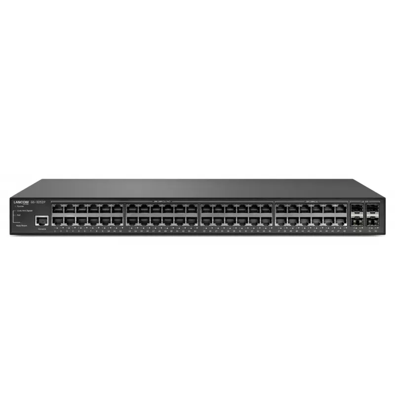 LANCOM GS-3252P Valdomas L3 Gigabit Ethernet (10/100/1000) Power over Ethernet (PoE) 1U juoda