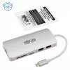 USB-C dokas - 4K HDMI, USB 3.2 Gen 1, USB-A/C šakotuvas, GbE, atminties kortelė, 60W PD įkrovimas