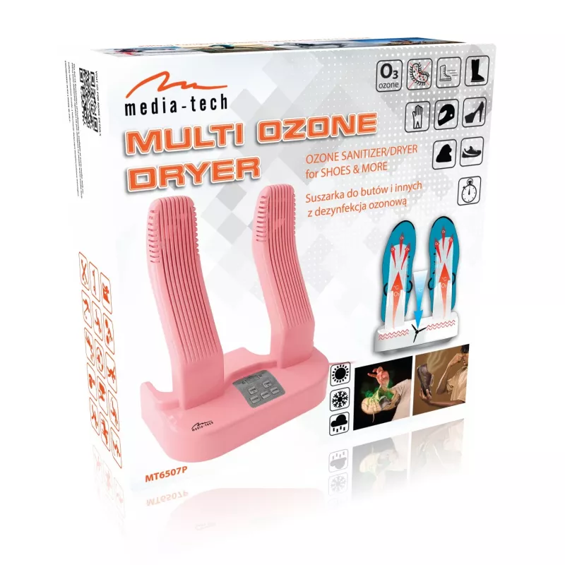 Media-Tech MT6507P Multi Ozone Pro plaukų džiovintuvas rožinis