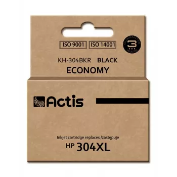 Suderinama ACTIS rašalo kasetė KH-304BKR, skirta HP 304XL, juodas pigmentinis rašalas, didelės (XL) talpos, 20 ml