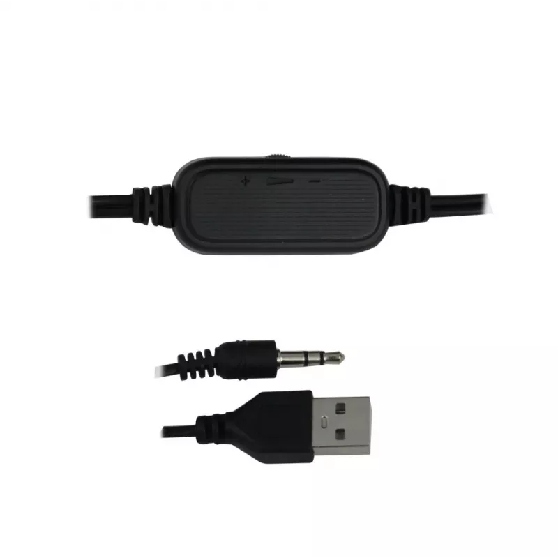 Garsiakalbiai stereo 2.0, 6W, jungtis Jack 3.5mm, maitinimas USB, Esperanza Rainbow Nortec 95855, RGB apšvietimas, juodi