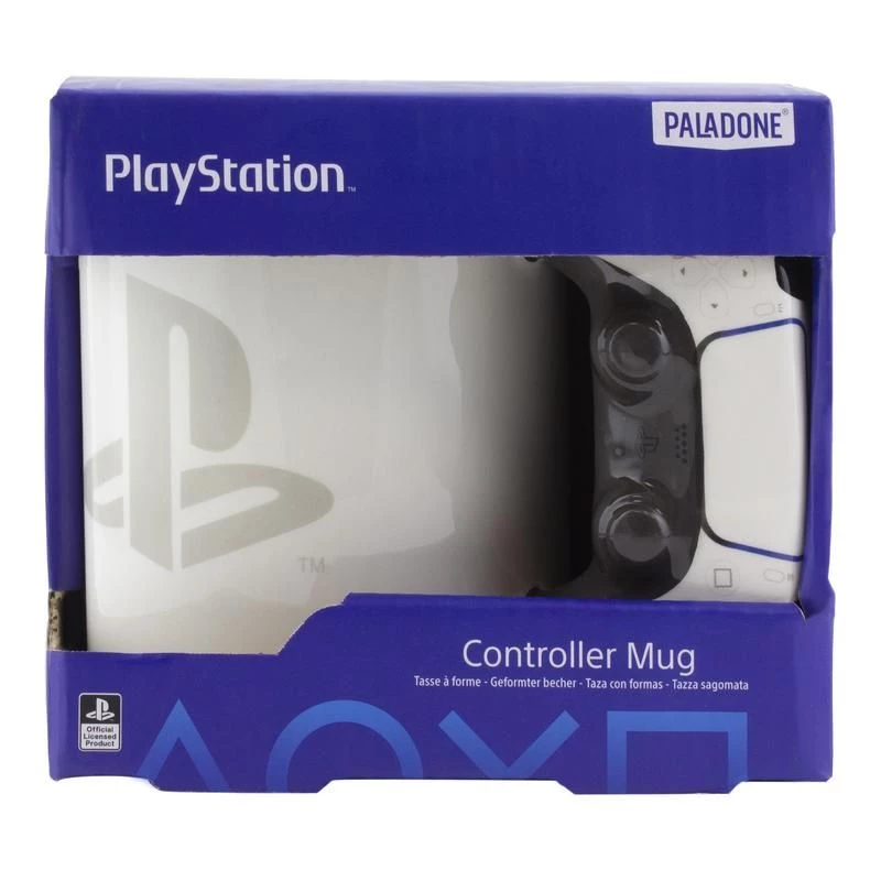 Puodelis Paladone PlayStation formos PS5 baltas 0,48 l vienetinis