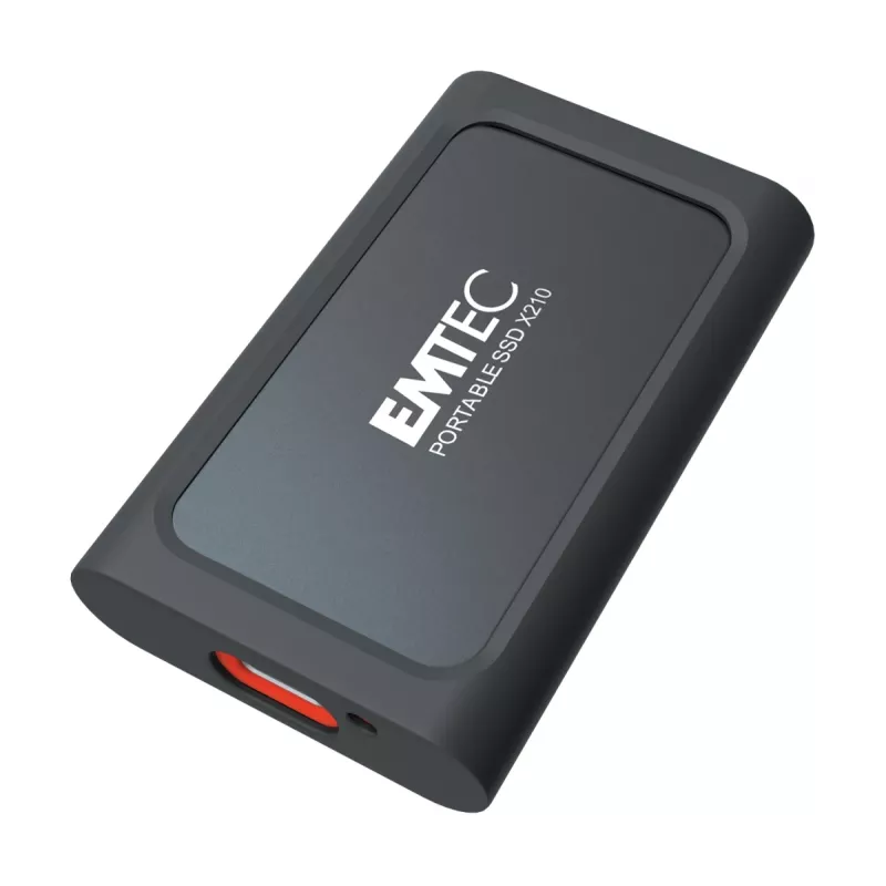 Emtec X210 ELITE 2 TB USB Type-C 3.2 Gen 2 (3.1 Gen 2) Juoda, Raudona
