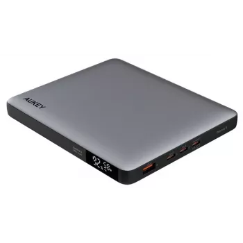 AUKEY Sprint X 20000 mAh 100 W nešiojamojo kompiuterio išorinė baterija su PD3.0 – pilka