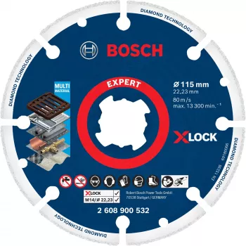 Bosch 2 608 900 532 šlifuoklio priedas Pjovimo diskas