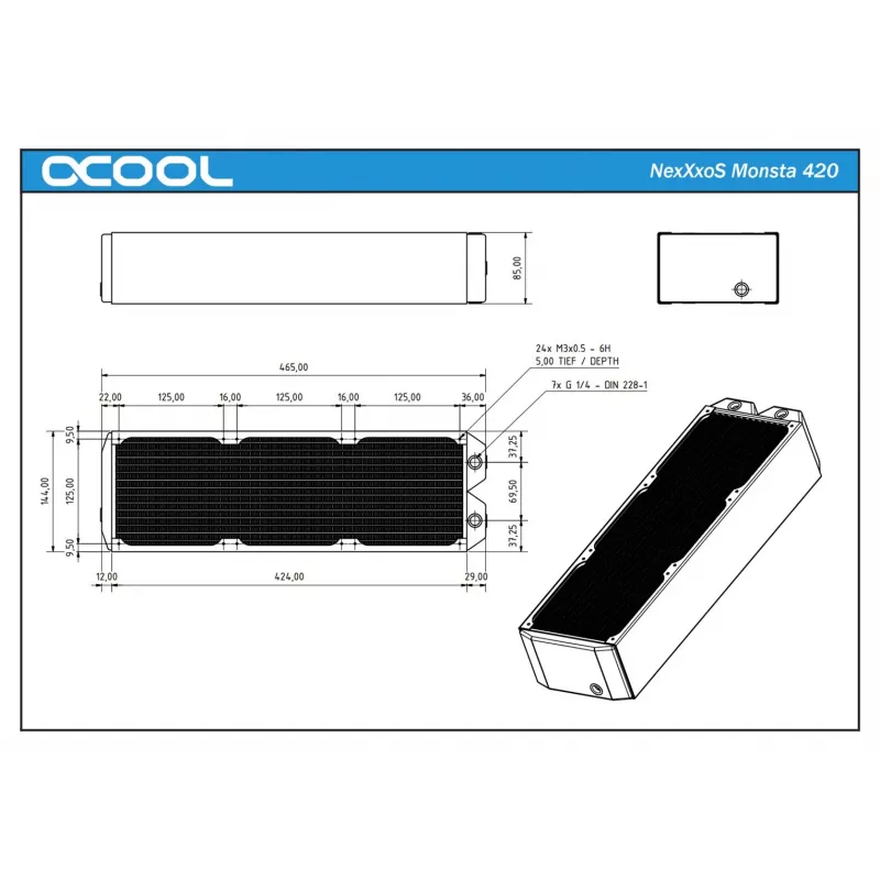 Aušintuvas Alphacool NexXxoS Monsta