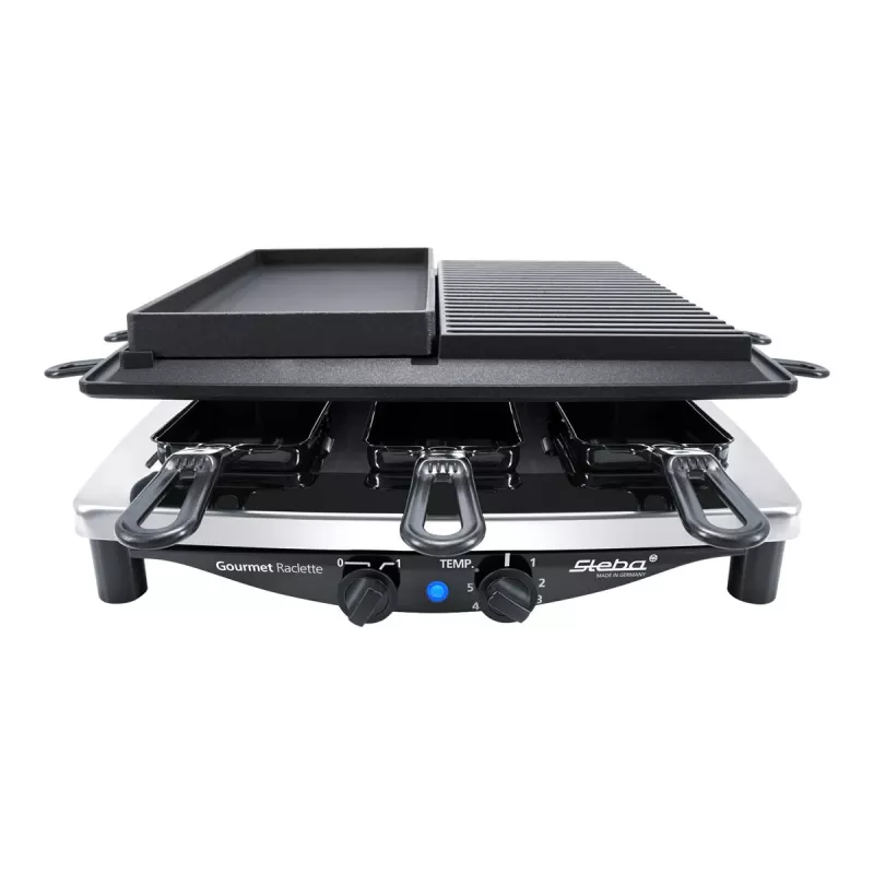 Ryžių viryklė Steba RC 4 Plus Deluxe Chrome Juoda 622300