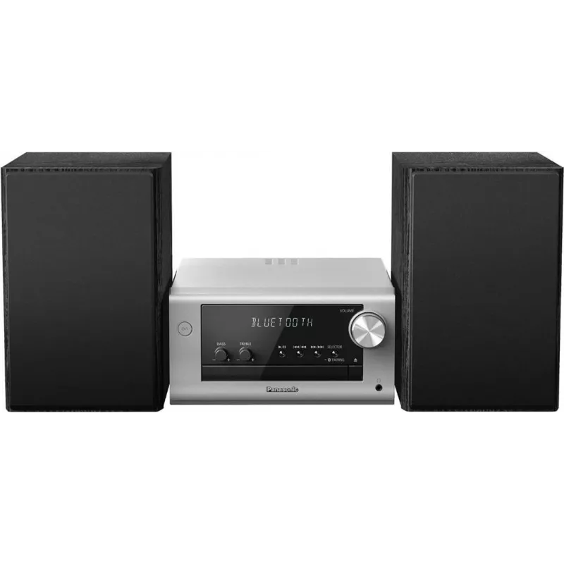 Panasonic SC-PM704 - Mikrosistema - 80 W (bendra) - Sidabrinė (SC-PM704EG-S)
