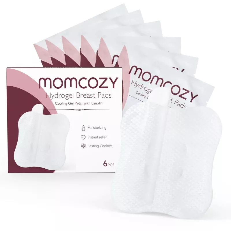 Momcozy Soothing Gel Pads For Breastfeeding 6 vnt.
