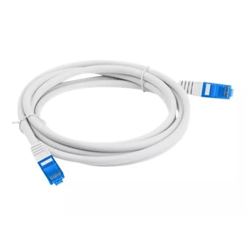 Tinklo kabelis LANBERG PCF6A-10CC-0150-S Cat6a S/FTP RJ-45 — 1,5 m, pilkas
