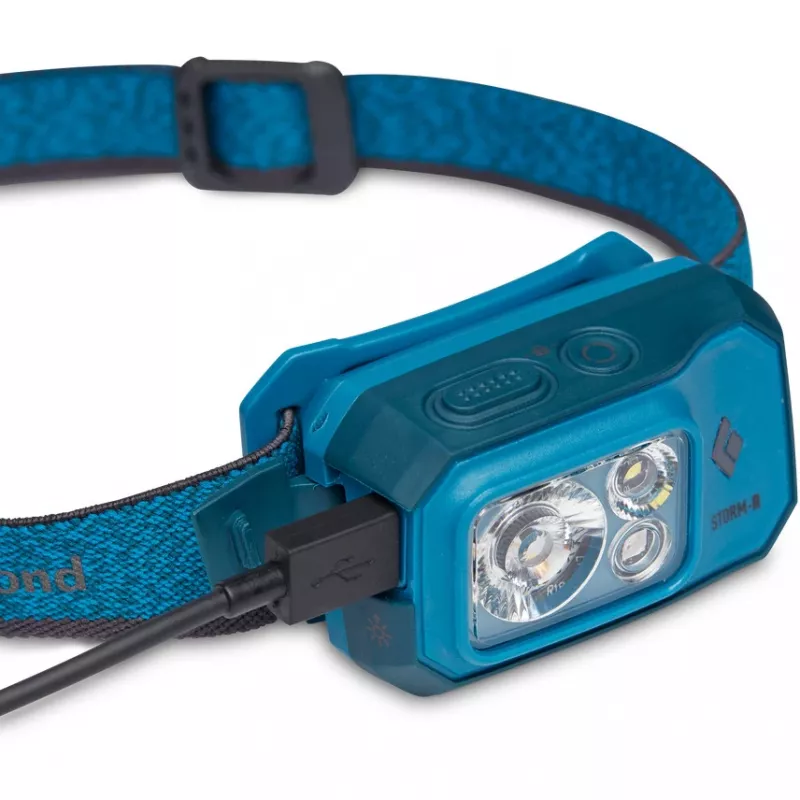 Juoda Diamond priekinis žibintas Storm 500-R (mėlynas)