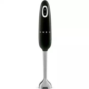 Panardinamasis trintuvas Smeg HBF03BLEU — 700 W rankinis trintuvas, 1,4 L indas, nerūdijančio plieno peilis, juodas
