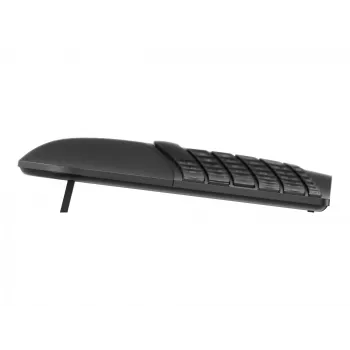 HP 960 ergonomiška belaidė klaviatūra, pilno dydžio (100%), belaidė, RF belaidė + Bluetooth, membraninė, juoda